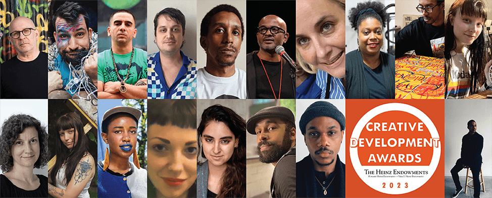 Collage of Creative Development Awards 2022 awardees